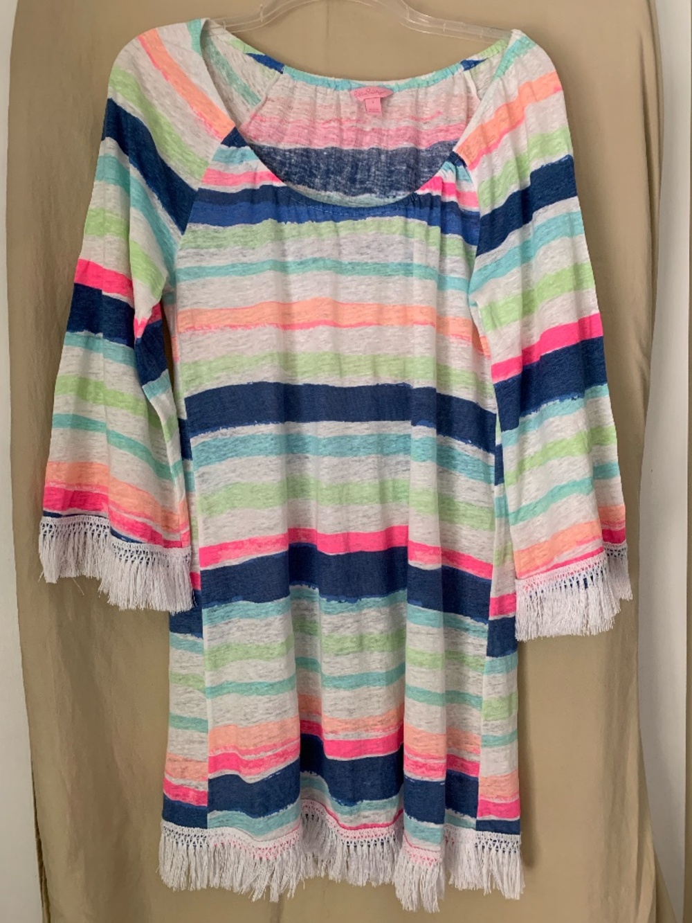 Lilly Pulitzer 'Getaway Coverup' in the Cat's Meow Stripe print
